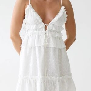 Rosie Mini Dress - Rumored - White
